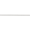 24" Sterling Silver 1mm Rhodium-plated Cable Chain Necklace