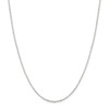 20" Sterling Silver 1.5mm Flat Open Oval Cable Chain Necklace