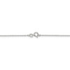 18" Sterling Silver .95mm Diamond-cut Forzantina Cable Chain Necklace