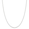 24" Sterling Silver .95mm Diamond-cut Forzantina Cable Chain Necklace