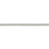 18" Sterling Silver 2mm Diamond-cut Square Franco Chain Necklace