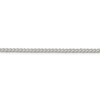 20" Sterling Silver 2.55mm Diamond-cut Square Franco Chain Necklace