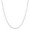 24" Sterling Silver 1mm Round Franco Chain Necklace