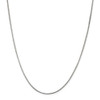 16" Sterling Silver 1.5mm Diamond-cut Flat Snake Chain Necklace