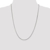 24" Sterling Silver 1.5mm Diamond-cut Flat Snake Chain Necklace