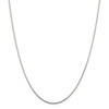 24" Sterling Silver 1.25mm Snake Chain Necklace