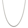 16" Sterling Silver 3mm Round Snake Chain Necklace