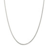 16" Sterling Silver 1.75mm Round Spiga Chain Necklace