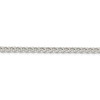 16" Sterling Silver 4mm Round Spiga Chain Necklace