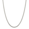 16" Sterling Silver 4mm Round Spiga Chain Necklace