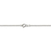 24" Sterling Silver 1.25mm Diamond-cut Round Spiga Chain Necklace