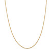 14" 14k Yellow Gold 1.85mm Diamond-cut Quadruple Rope Chain Necklace