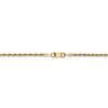 16" 14k Yellow Gold 2.00mm Diamond-cut Quadruple Rope Chain Necklace