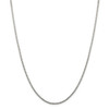 16" Sterling Silver 1.75mm Diamond-cut Round Box Chain Necklace