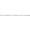 20" 14k Rose Gold 1.8mm Diamond-cut Machine-made Rope Chain Necklace