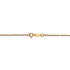 16" 14k Yellow Gold 1.1mm Ropa Chain Necklace