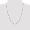 24" 14k Yellow Gold 1.7mm Ropa Chain Necklace