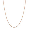 16" 14K Rose Gold 1.1mm Ropa Chain Necklace