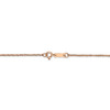 20" 14K Rose Gold 1.1mm Ropa Chain Necklace