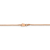 7" 14k Rose Gold 1.10mm Box Chain Bracelet