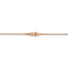 20" 14k Rose Gold 1.0mm Box Chain Necklace