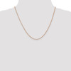 20" 14k Rose Gold 1.0mm Box Chain Necklace