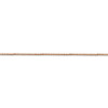 20" 14k Rose Gold 1.0mm Box Chain Necklace