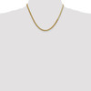 18" 14k Yellow Gold 3mm Silky Herringbone Chain Necklace