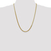 24" 14k Yellow Gold 3mm Silky Herringbone Chain Necklace