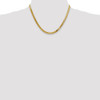 18" 14k Yellow Gold 4mm Silky Herringbone Chain Necklace