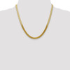 20" 14k Yellow Gold 5mm Silky Herringbone Chain Necklace