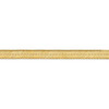 20" 14k Yellow Gold 6.5mm Silky Herringbone Chain Necklace
