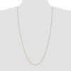 30" 14k Yellow Gold .9mm Round Snake Chain Necklace