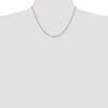 18" 14k Yellow Gold 1.4mm Round Snake Chain Necklace