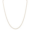 18" 14k Yellow Gold 1.4mm Round Snake Chain Necklace