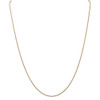 24" 14k Yellow Gold 1.4mm Round Snake Chain Necklace