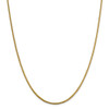 16" 14k Yellow Gold 1.85mm Round Snake Chain Necklace