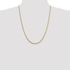 24" 14k Yellow Gold 1.85mm Round Snake Chain Necklace