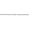 20" 14k White Gold 2.25mm Regular Rope Chain Necklace