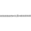 18" 14k White Gold 3.75mm Concave Anchor Chain Necklace