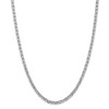 18" 14k White Gold 3.75mm Concave Anchor Chain Necklace