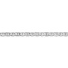 18" 14k White Gold 4.5mm Concave Anchor Chain Necklace