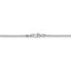 24" 14k White Gold 1.3mm Franco Chain Necklace