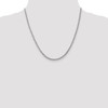 20" 14k White Gold 2mm Franco Chain Necklace