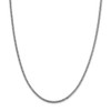 16" 14k White Gold 2.3mm Franco Chain Necklace