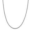 20" 14k White Gold 2.3mm Franco Chain Necklace