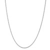 20" 14k White Gold 1.05mm Box Chain Necklace