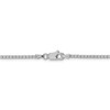 16" 14k White Gold 1.9mm Box Chain Necklace