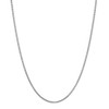 16" 14k White Gold 1.9mm Box Chain Necklace