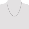 20" 14k White Gold 1.9mm Box Chain Necklace